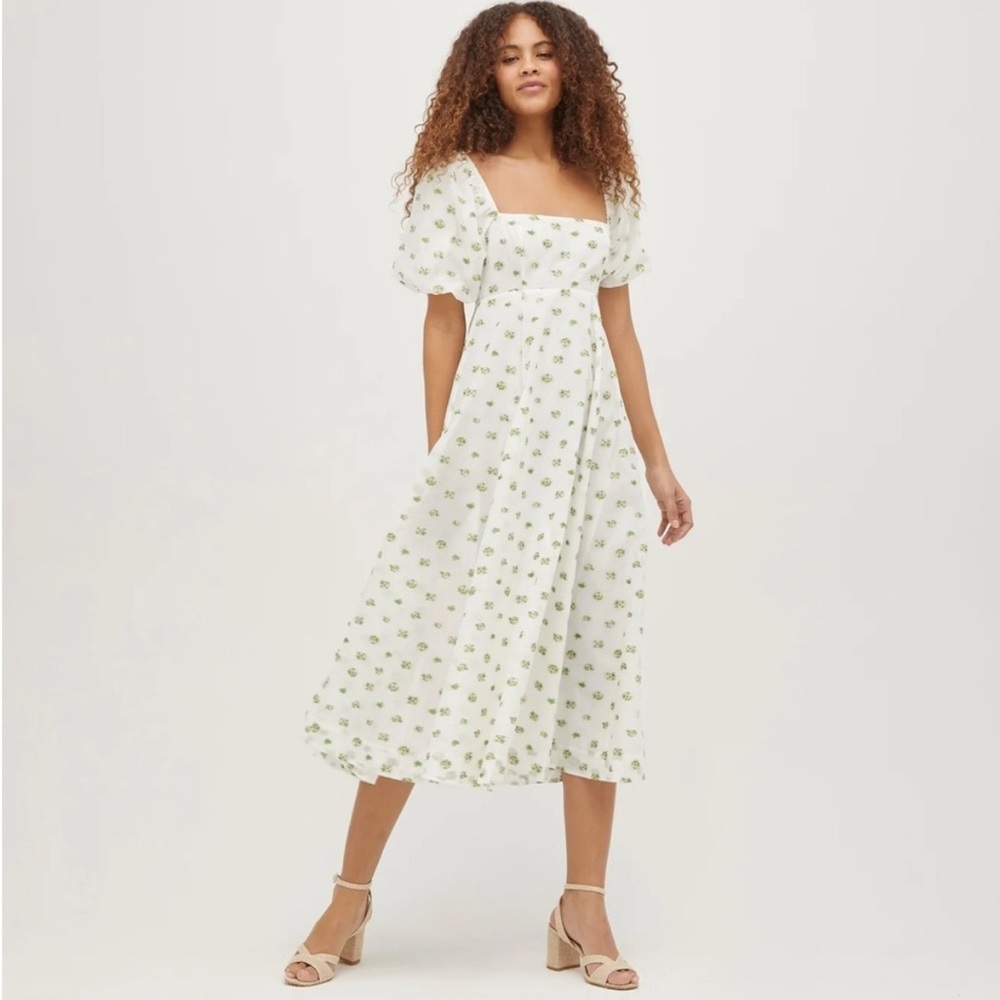 Hill House Matilda Organza Puff Sleeve Sundress